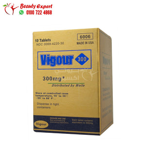فيجور 300مجم للرجال vigour 300mgm 10 tablets image 1