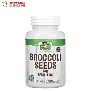 NOW Foods Real Food Broccoli Seeds 4 oz (113 g) image 0