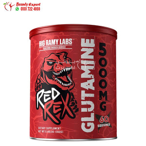 ريدريكس - جلوتامين Big Ramy Labs Red Rex Glutamine 300 gm Unflavored image 0