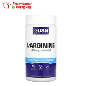 USN L-Arginine 500 mg 60 Capsules image 0