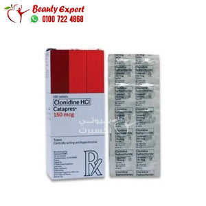 دواء كاتابريس catapres 150mcg لعلاج ارتفاع ضغط الدم 30 قرص image 1