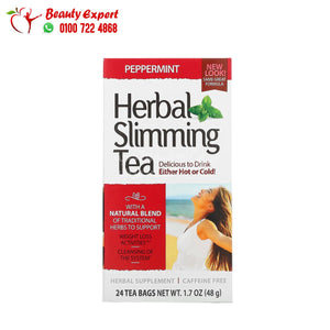 21st Century Herbal Slimming Tea Peppermint Caffeine Free 24 Tea Bags 1.7 oz (48 g) image 0