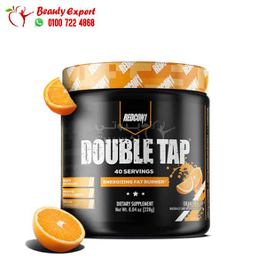Redcon1 Double Tap Powdered Fat Burner pre-cardio powder orange crush 40serv image 0