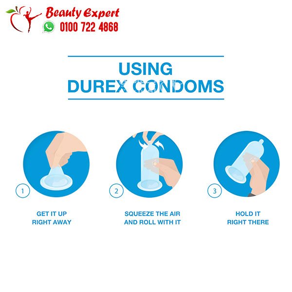 durex strawberry condoms ديوركس واقي ذكري بنكهة الفراولة 3 واقيات ذكرية image 2