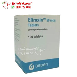 دواء التروكسين50 eltroxin لعلاج نقص هرمون الغدة الدرقية 100 قرص image 0