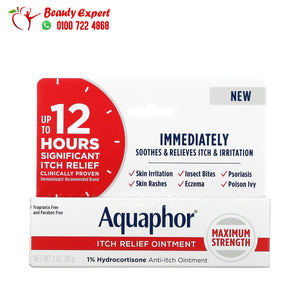 Aquaphor Itch Relief Ointment Maximum Strength Fragrance Free 1 oz (28 g) image 1