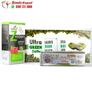 كورس اكتف سليم active slim weight loss + نقط zelden للتخسيس +الترا جرين كوفي image 1