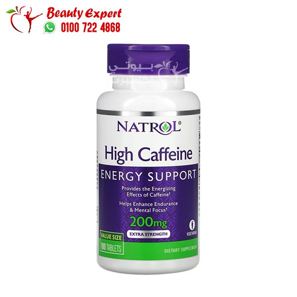 Natrol High Caffeine Extra Strength 200 mg 100 Tablets image 0
