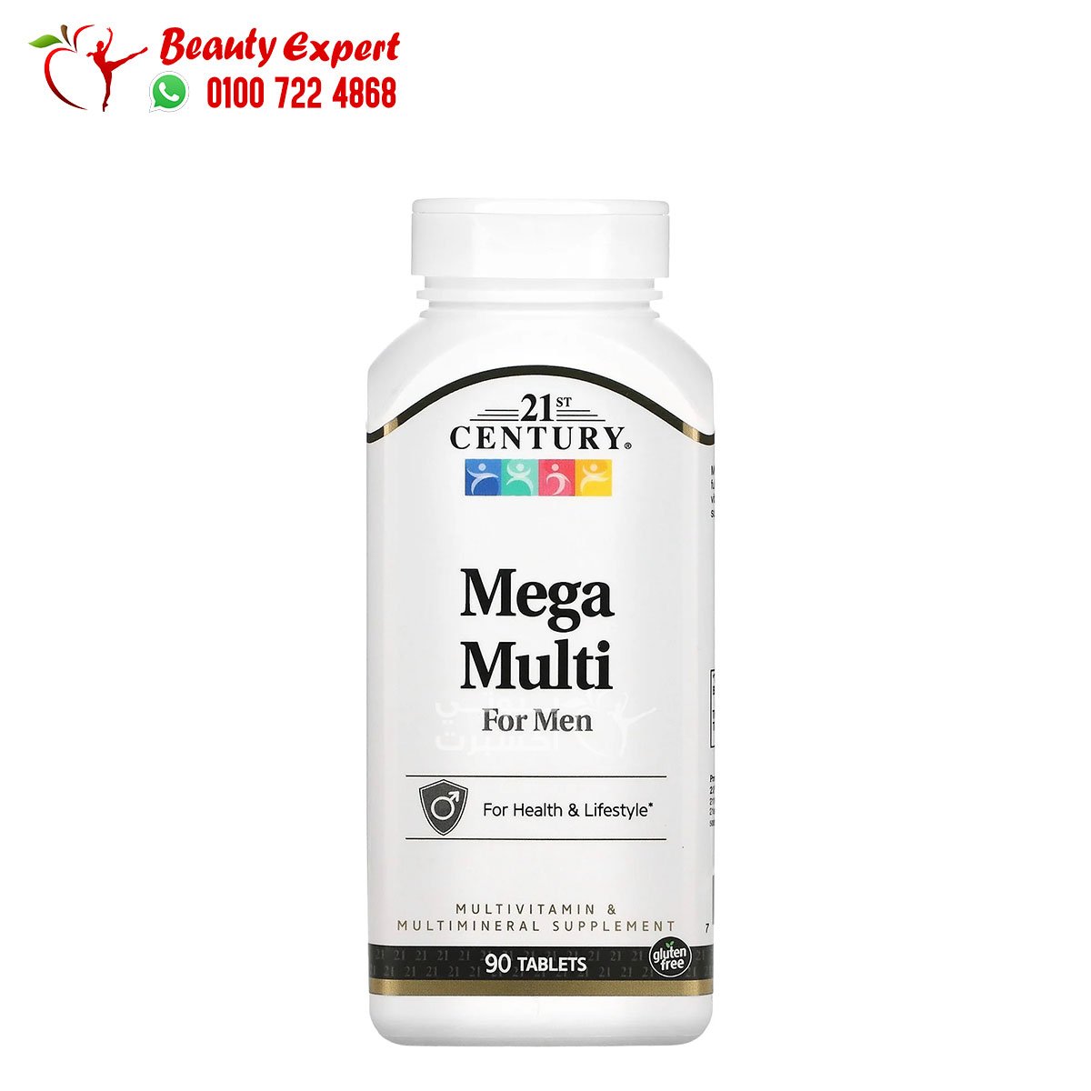 21st Century Mega Multi for Men Multivitamin & Multimineral 90 Tablets image 0