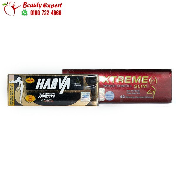 كورس كبسولات نيوهارفا للتخسيس new harva + اكستريم يلس الصفيح xtreme slim plus image 0