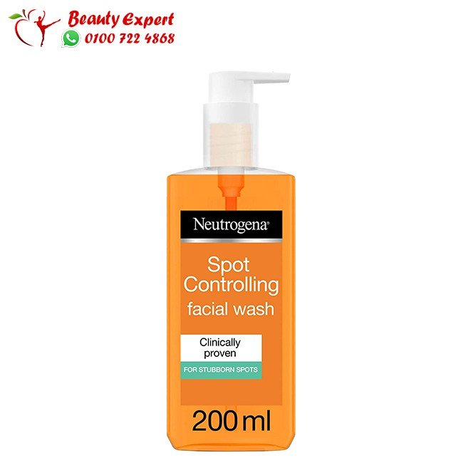 غسول نيتروجينا البرتقالي الاصلي - Neutrogena Face Wash, Clear &amp; Protect, Oil-free, 200ml image 0