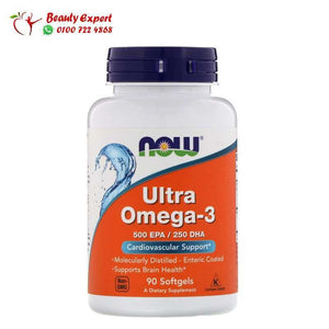Now Foods أوميغا - 3 فائقة، 500 EPA/ 250 DHA، 90 كبسولة image 0