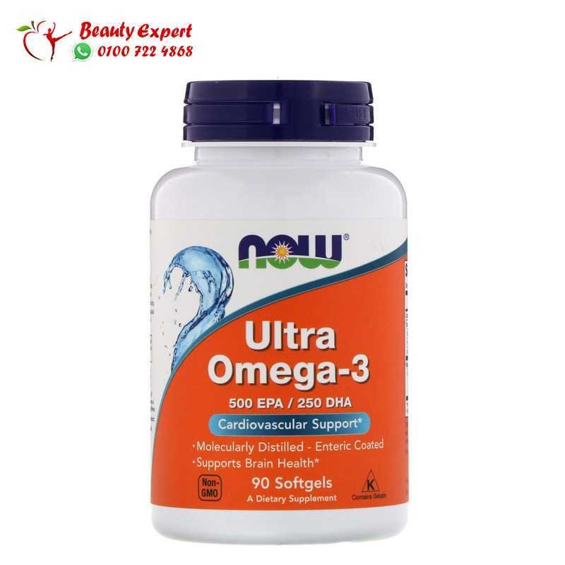 Now Foods أوميغا - 3 فائقة، 500 EPA/ 250 DHA، 90 كبسولة image 0