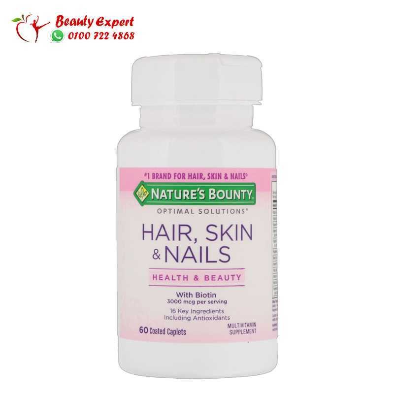 Nature's Bounty الشعر، البشرة، والأظافر، 60 كبسولة مغطاة image 0