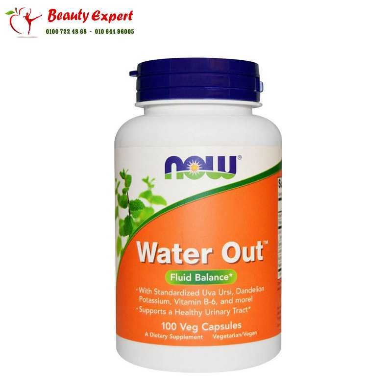 Now Foods مستحضر Water Out، للحفاظ على توازن السوائل في الجسم، 100 كبسولة نباتية image 0