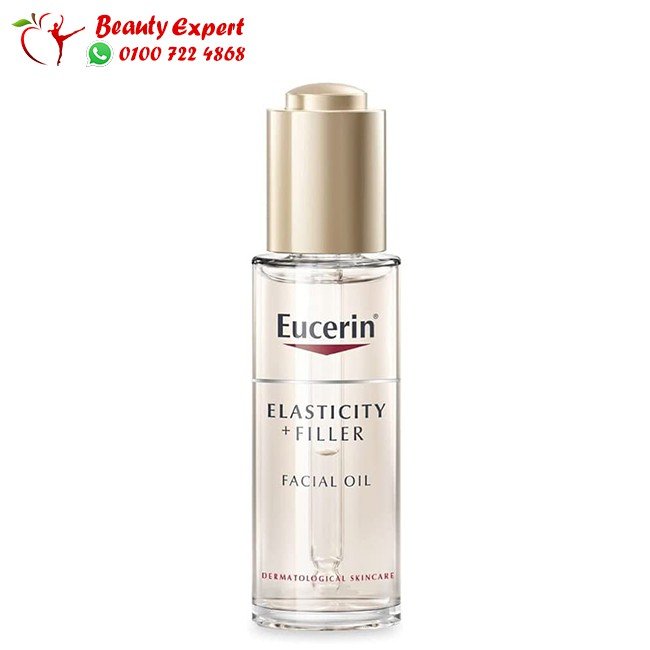 زيت يوسيرين لتجاعيد الوجه بزيت الأرغان وفيتامين E 30ml - eucerin elasticity filler facial oil image 1