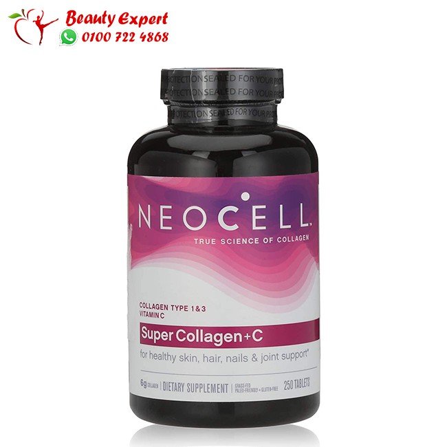 Neocell سوبر كولاجين + فيتامين ج، 250 قرص اماراتي image 1