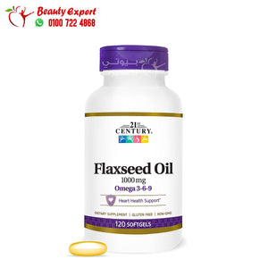 21st Century Flaxseed Oil 1000 mg 120 Softgels image 0