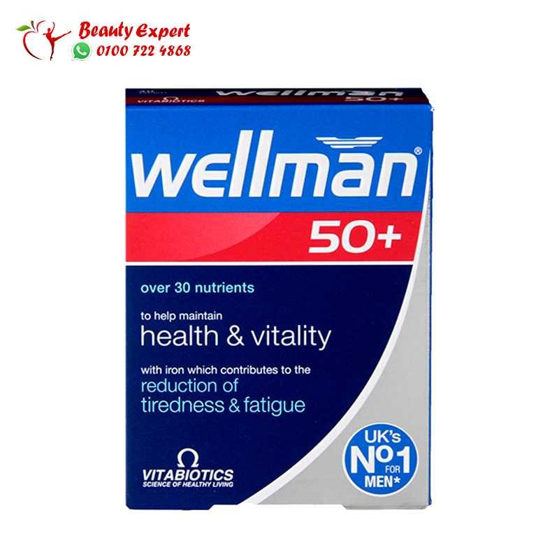 Vitabiotics Wellman 50+ 30 Tablets image 0