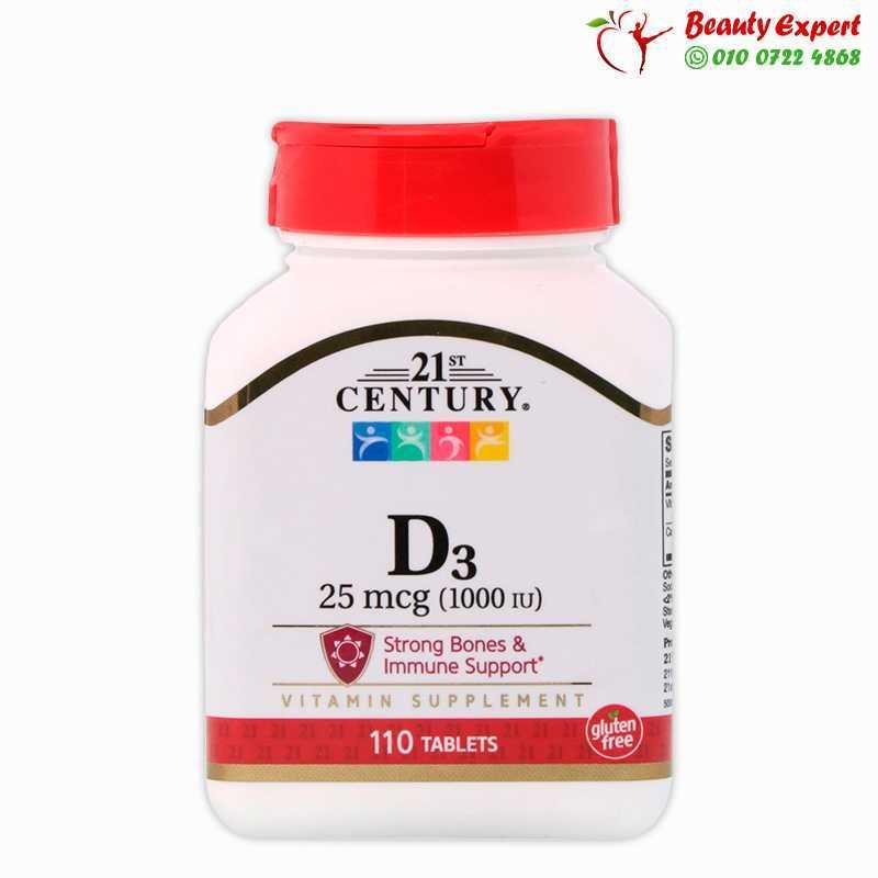 21st Century D3 25 mcg (1000 IU) 110 Tablets image 0
