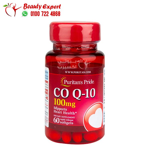 coq10 100mg 60 softgels puritan's pride image 0