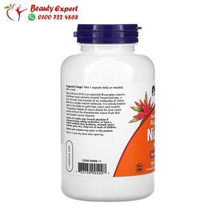 كبسولات النياسين - Now Foods Niacin 500 mg Capsules image 2