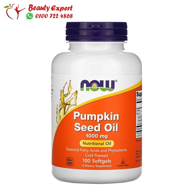 NOW Foods Pumpkin Seed Oil 1000 mg 100 Softgels image 0
