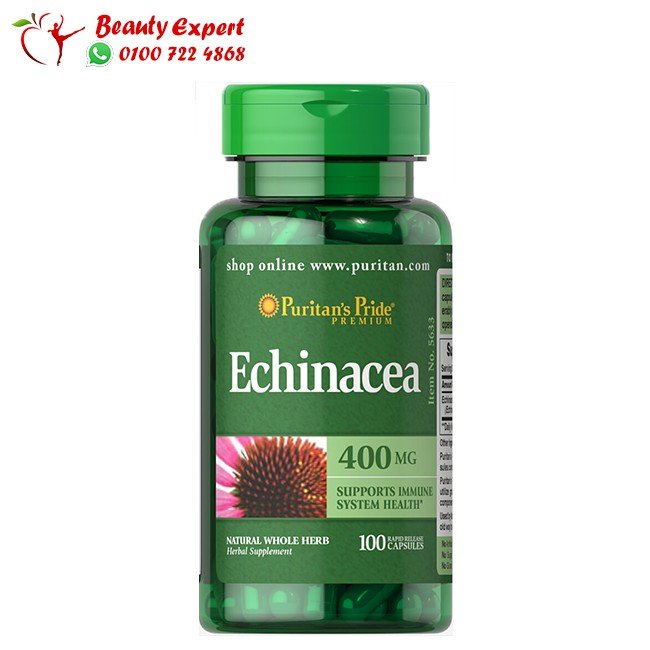 كبسولات اكناسيا 100 كبسولة - puritan's pride echinacea image 0