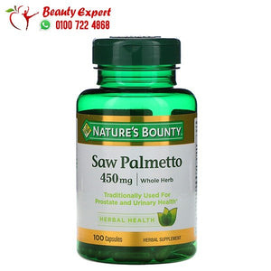 Nature's Bounty‏ البلميط المنشاري، 450 ملجم، 100 كبسولة هلامية image 0