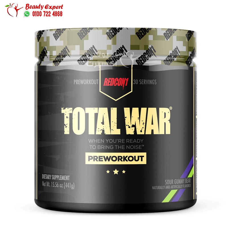 total war redcon1 sour gummy bear 441gm 30serv image 0