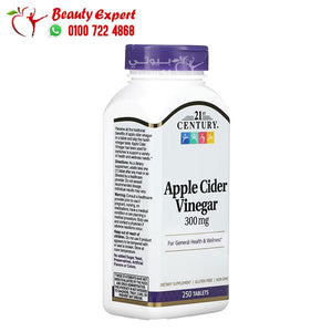 21st Century Apple Cider Vinegar 300 mg 250 Tablets image 2
