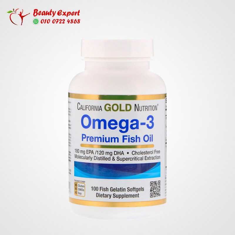California Gold Nutrition أوميجا 3، زيت السمك الفائق، 100 كبسولة image 0