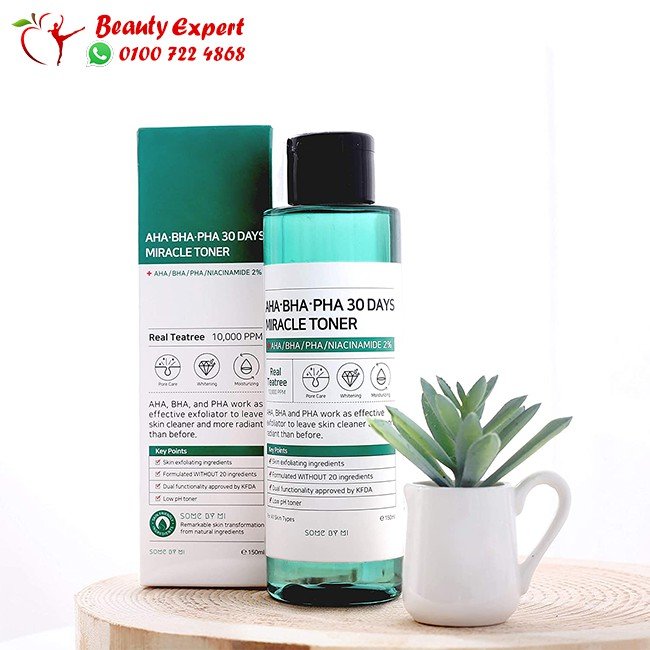 تونر المعجزه الكوري المضاد لحب الشباب 150 مل - somebymi Aha-PHA-BHA 30 Days Miracle Toner 150 ml image 0