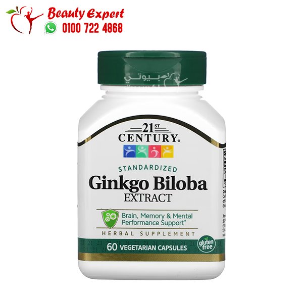 21st Century Ginkgo Biloba Extract Standardized 60 Vegetarian Capsules image 0