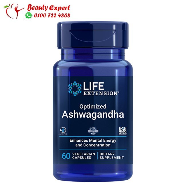 Life Extension Optimized Ashwagandha 60 Vegetarian Capsules image 0