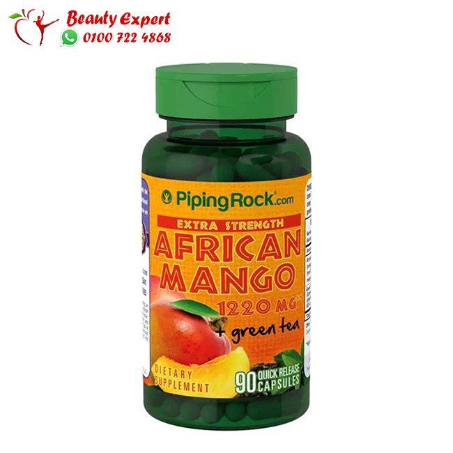كبسولات افريكان مانجو + شاي اخضر 90ك African mango Capsules +green tea image 0