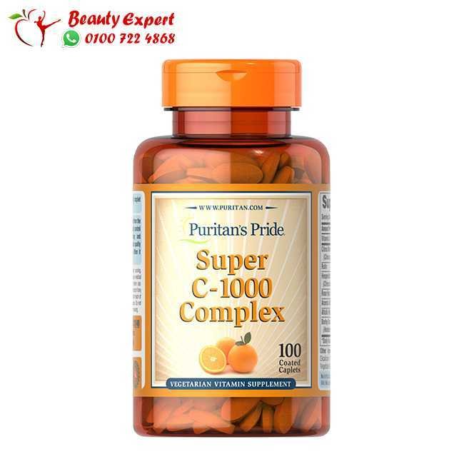 vitamin SUPER CPMPLEX -C1000mg - 100cap- puritans pride image 0