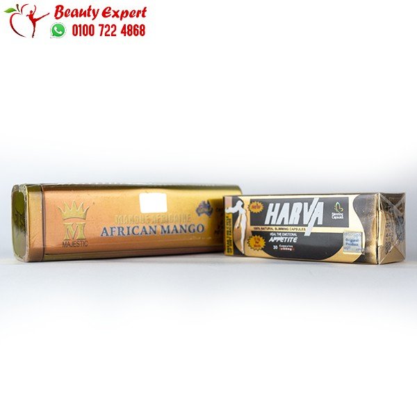 كورس كبسولات نيوهارفا للتخسيس new harva + المانجو الافريقي الصفيح image 0