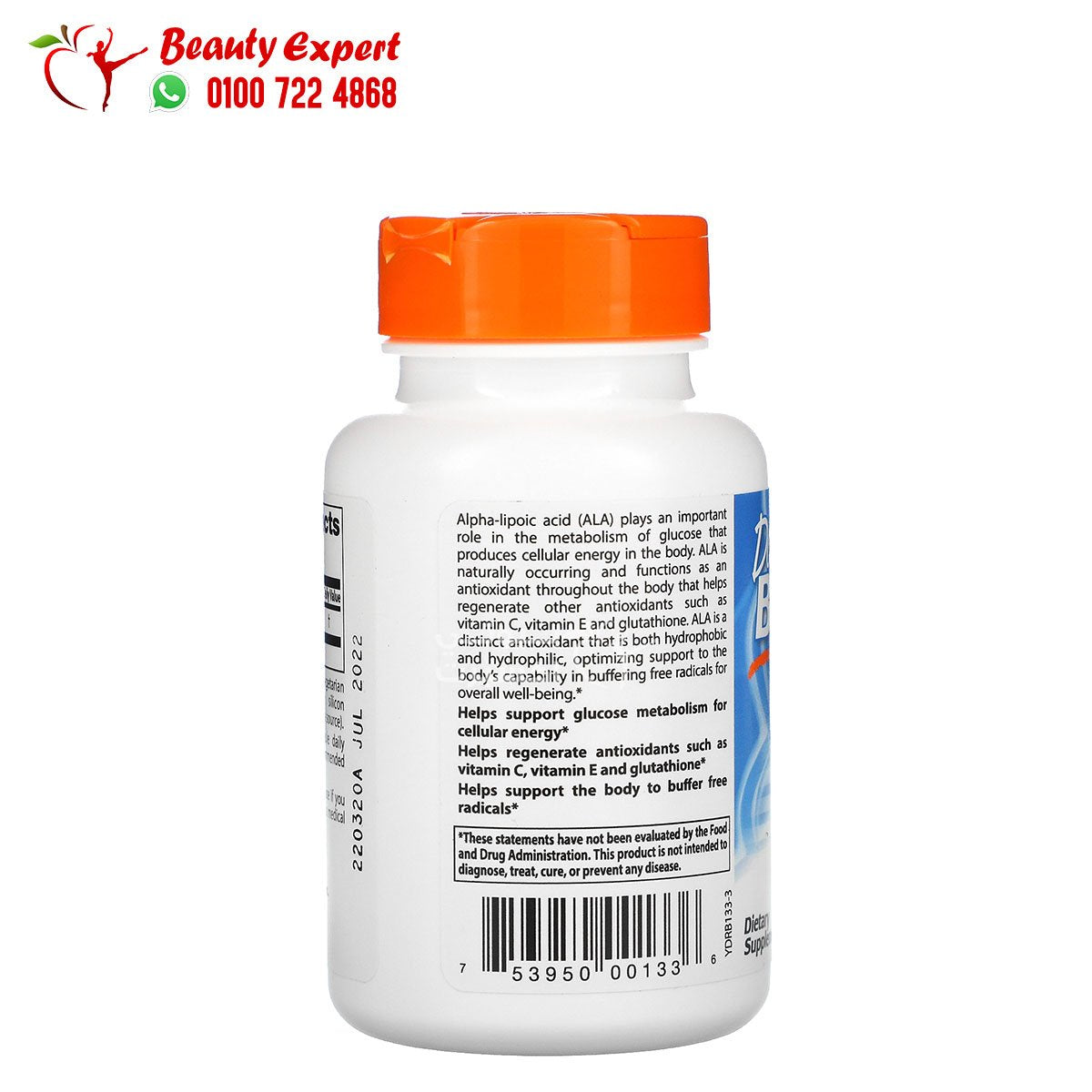 Doctor's Best Alpha-Lipoic Acid 600 mg 60 Veggie Caps image 2