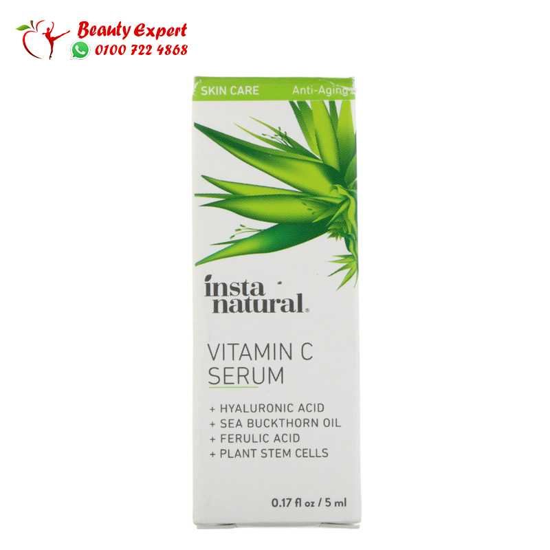 InstaNatural Vitamin C Serum with Hyaluronic Acid + Ferulic Acid Anti-Aging 0.17 fl oz (5 ml) image 0