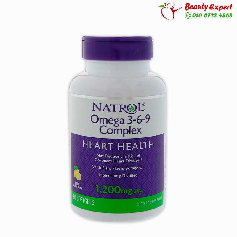 Natrol Omega 3-6-9 Complex Lemon Flavor 1 200 mg 90 Softgels image 0