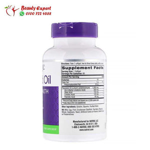 Natrol زيت بذر الكتان، 1000 ملجم، 90 كبسولة رخوة image 1