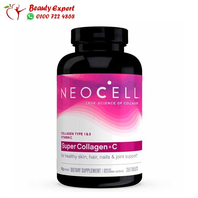 Neocell سوبر كولاجين + فيتامين ج، 250 قرص اماراتي image 0