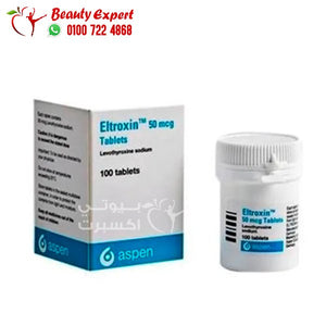 دواء التروكسين50 eltroxin لعلاج نقص هرمون الغدة الدرقية 100 قرص image 1