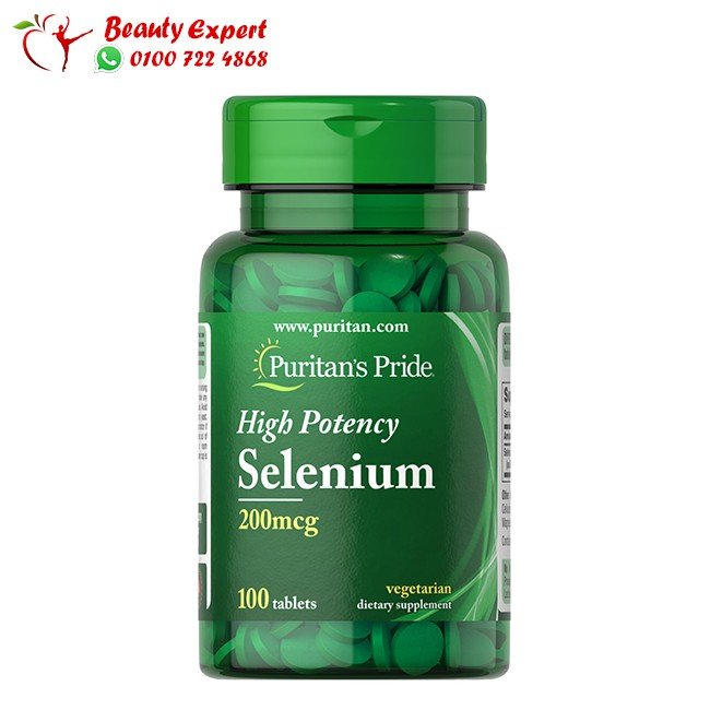 دواء سيلينيوم 100 قرص- puritan’s pride selenium 200 mcg image 0