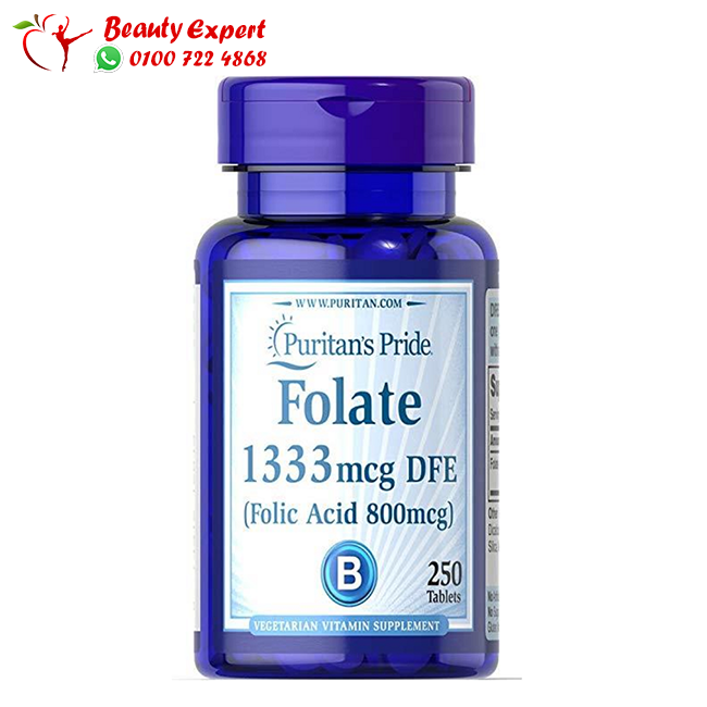 folate 1333mcg dfe folic acid 800mcg - 250 tablets image 0