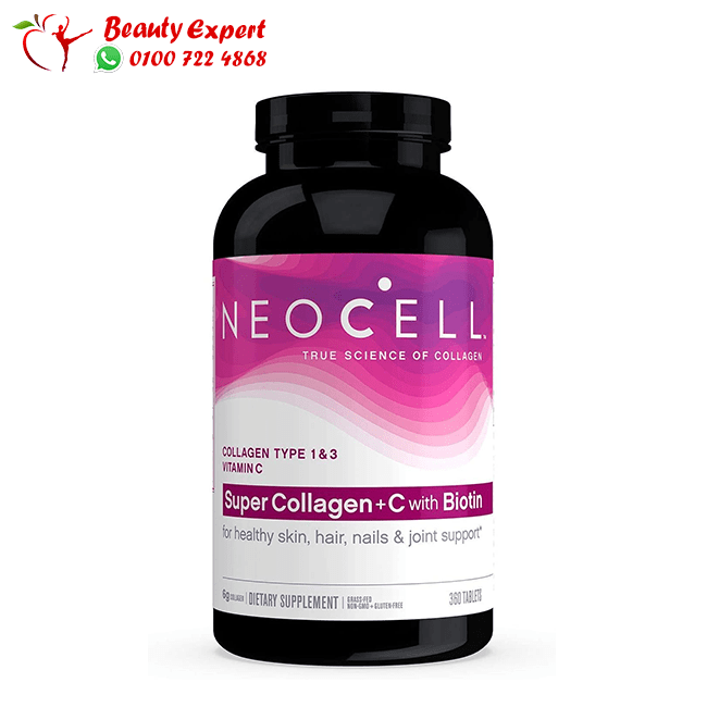 Neocell سوبر كولاجين + فيتامين سي، النوع 1 و 3، 6000 ملغ، 360 قرص image 0