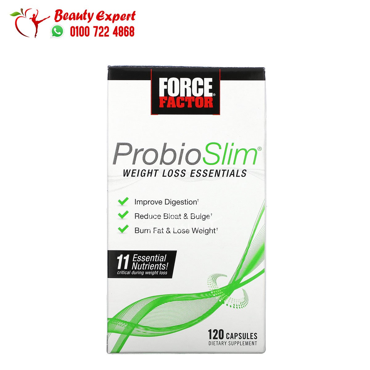 Force Factor ProbioSlim Weight Loss Essentials 120 Capsules image 0