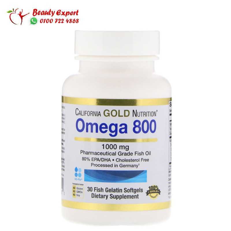 حبوب اوميجا 3 الامريكية شديدة التركيز والفاعلية | California Gold Nutrition image 0