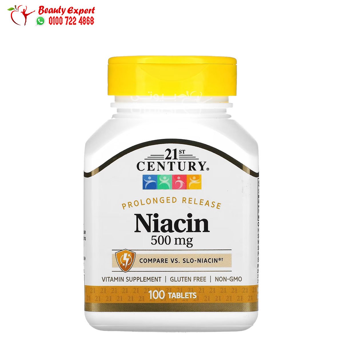 21st Century Niacin Prolonged Release 500 mg 100 Tablets image 0